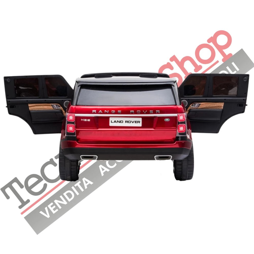 Auto Elettrica Per Bambini Land Rover Range Rover Sport HSE 2 Posti -  Verniciata-Rosso