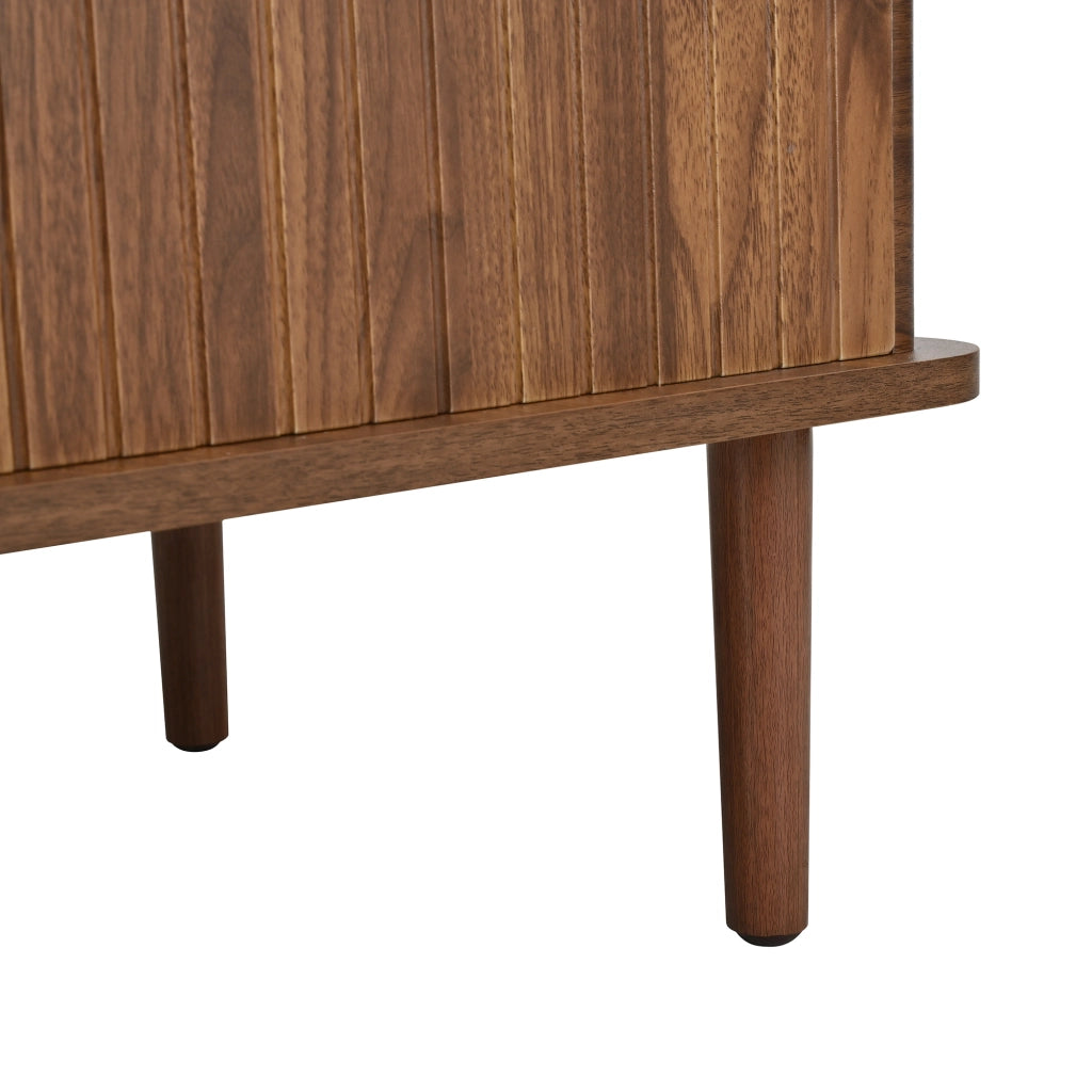 Tavolino da caffè 100x48x55.5 cm con piano sollevabile in MDF noce