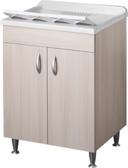 Lavatoio eco 60x50 colore olmo per zona lavanderia