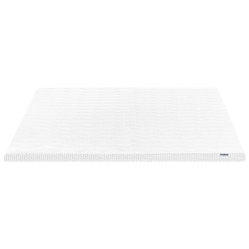 Coprimaterasso in schiuma di gel bianco 180 x 200 cm comfort morbidezza