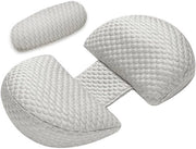 Cuscino per la gravidanza ergonomico - Comodo e sostenente - 1 pezzo - Tessuto di bambù