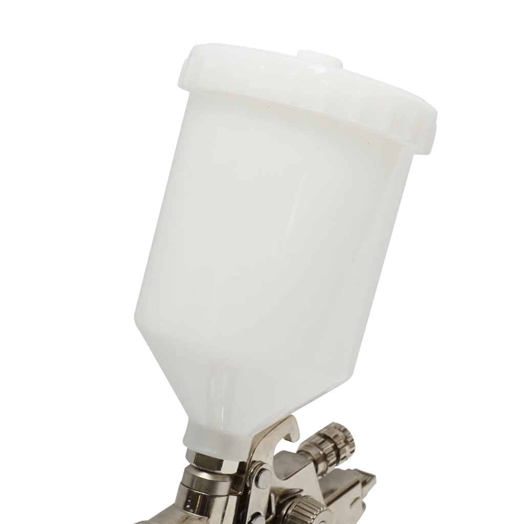 Pistola per verniciatura ad aria compressa da 600 ml, ugello 1,3 mm, portata 190 ml/min, pressione max 4 bar