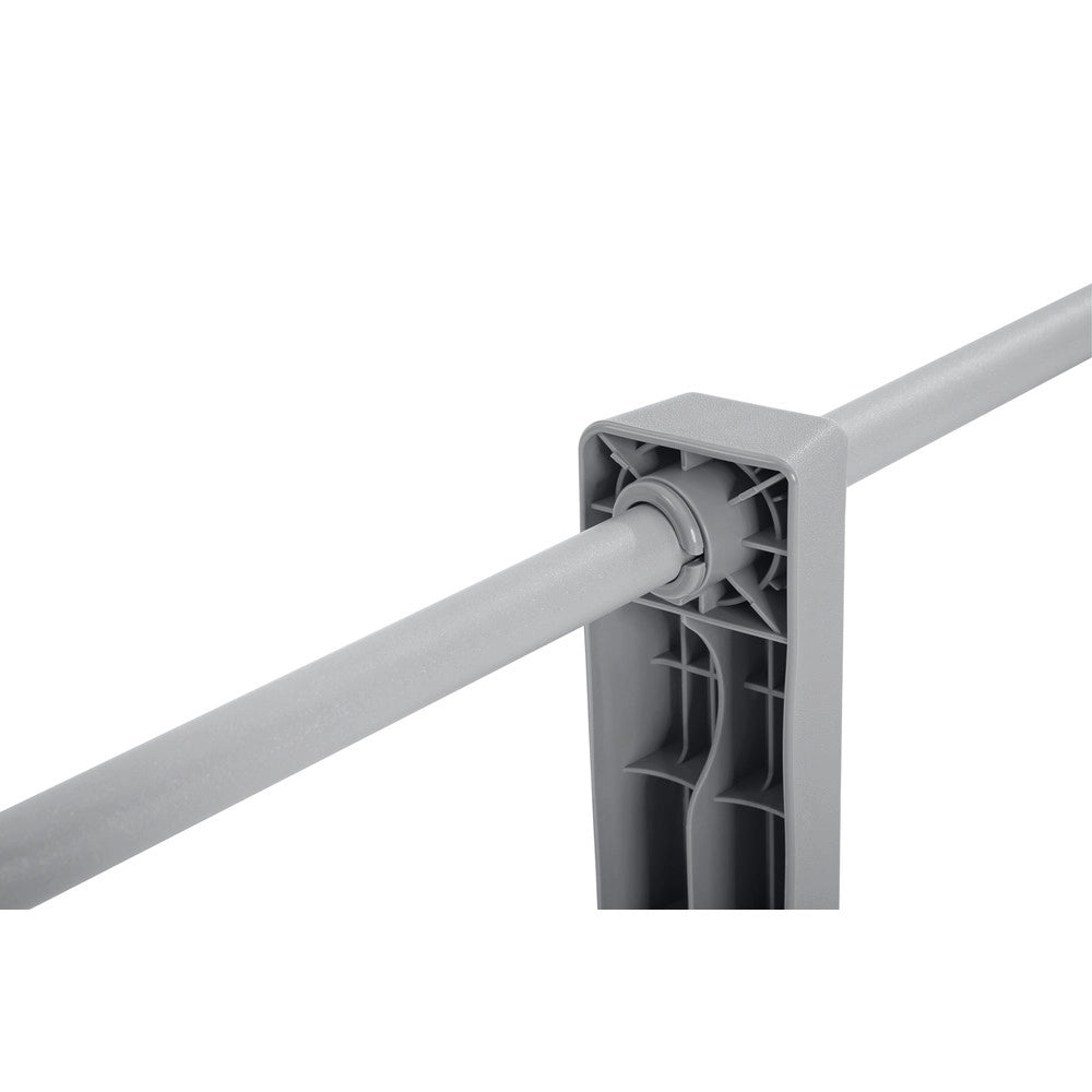 Trade Shop - Scala Da Piscina Fuori Terra 84cm Scaletta Sicurezza 2 Gradini Plastica Resistente 58430 -