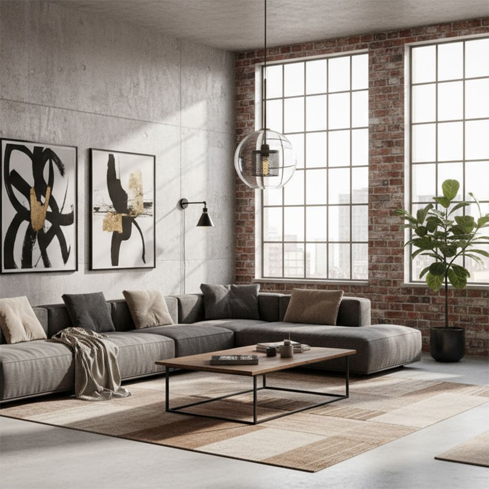 Lampada Pensile Di Vetro Nero Loft APP558-1CP 25cm