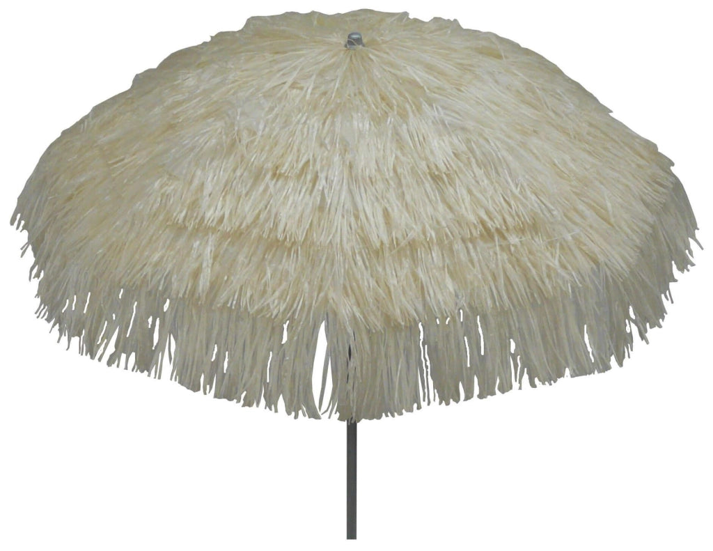 Ombrellone da Giardino Ø2 m Palo Ø33 mm in Acciaio Maffei Kenia Ecrù