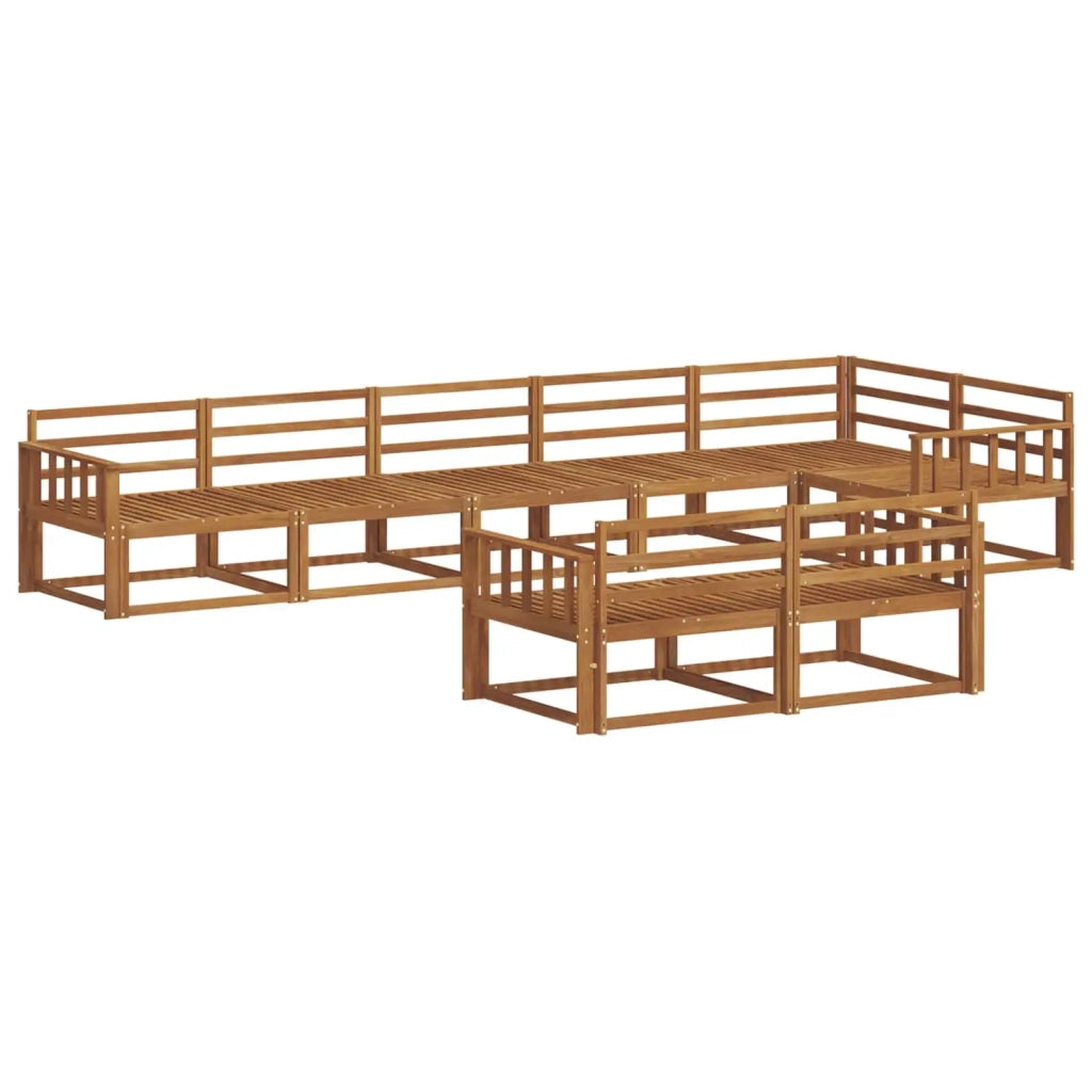 Set di divani da esterno 8 pcs Naturale 3367747