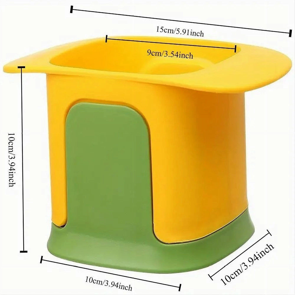 Trade Shop - Tagliaverdure Manuale Multifunzionale Cucina Per Affettare Grattugiare Tritatutto -