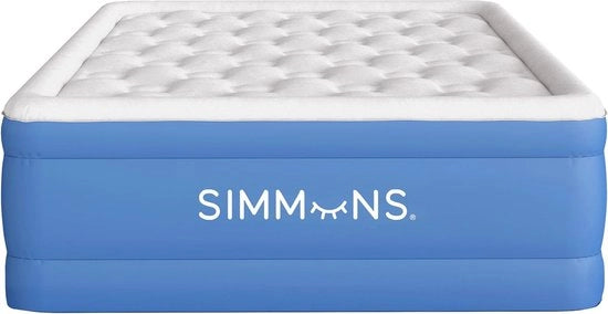 Airbed con Pompa Integrata e Cappa di Velluto soffice - 43 cm Alto