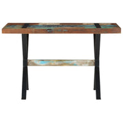 Tavolo da Pranzo 120x60x76 cm in Legno Massello di Recupero 321605