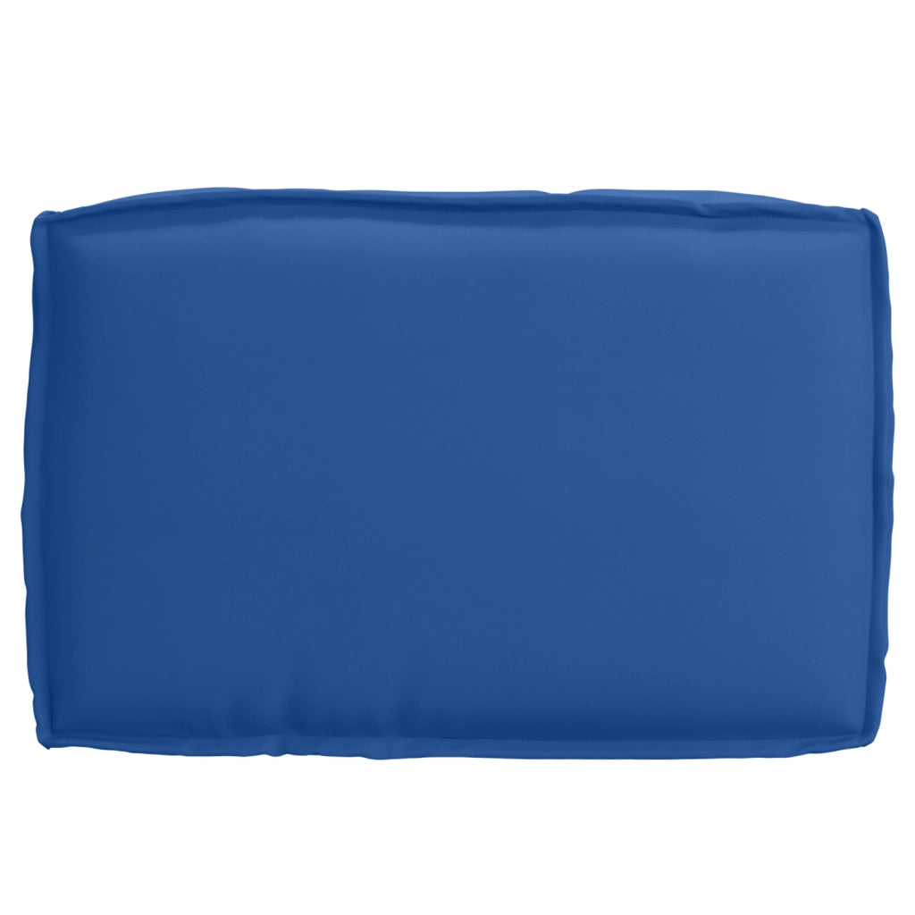Cuscino da pallet per seduta blu reale 60x40x8 cm in tessuto Oxford