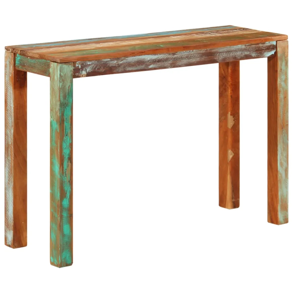 Tavolo Consolle | Tavolo d'Ingresso 110x35x76 cm in Legno Massello di Recupero