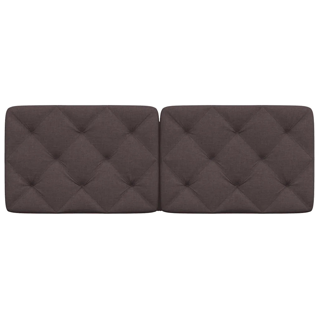 Cuscino Testiera Marrone Scuro 140 cm in Tessuto 4019222