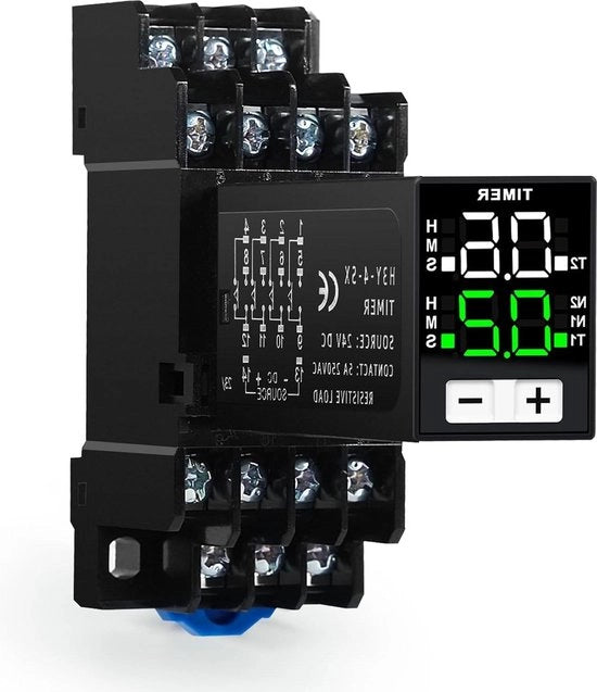 Tasca di commutazione digitale 24 V - relè 01S-99H - regolatore di ciclo di illuminazione - normale aperto/normale chiuso - 14 pin DC 24 V con connettore