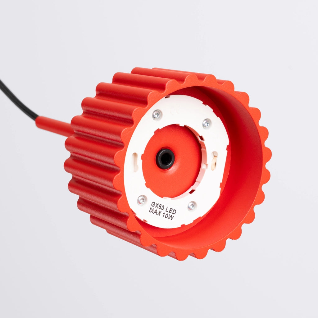 Lampada a sospensione AURA 1 rosso Gx53