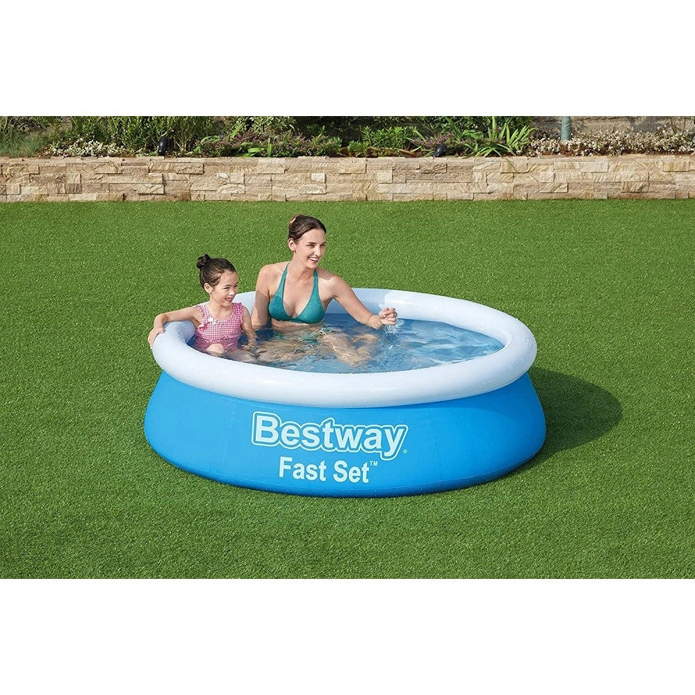 Trade Shop - Piscina Fuori Terra Fast Set Da 183 X 51 Cm Gonfiabile Per Bambini 940 Lt 57392 -