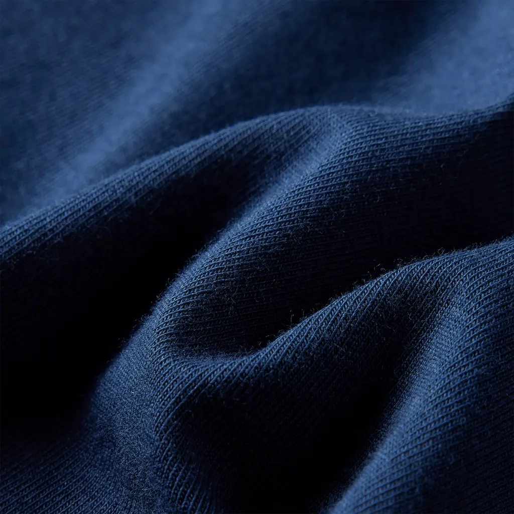 Maglietta Bambina Maniche Lunghe Blu Marino 128 13712