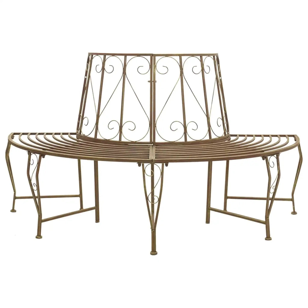 Panchina per Alberi 4-Numero di posti 160 x 80 x 89 cm Acciaio 42029502