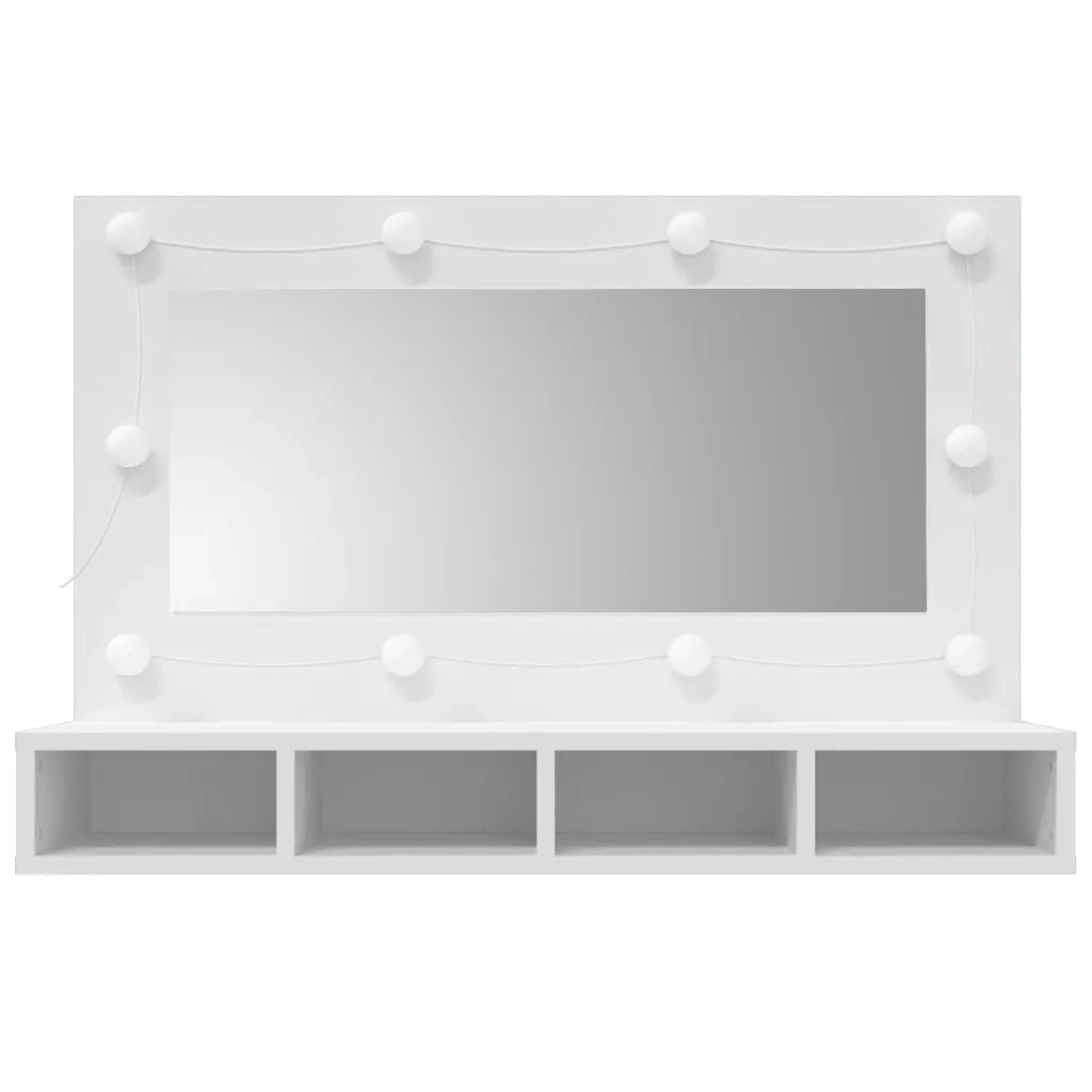 Mobile a Specchio con LED Bianco 90x31,5x62 cm cod mxl 67338