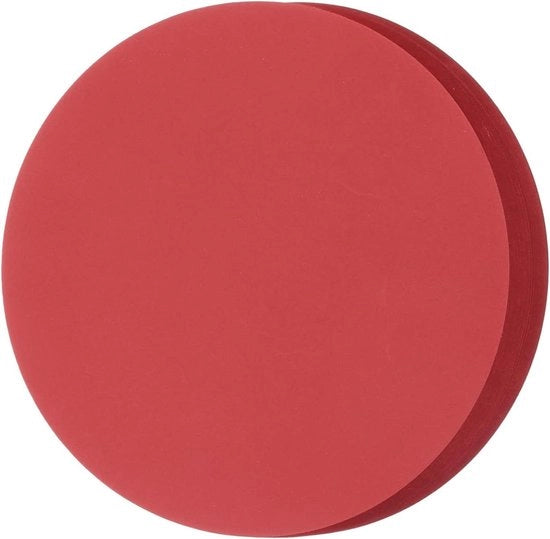 Punti rossi per ufficio e scuola - 30 pezzi, circoli in carta e cartone - 200 g/m² - decorazione per classe, bacheca e decorazione DIY.