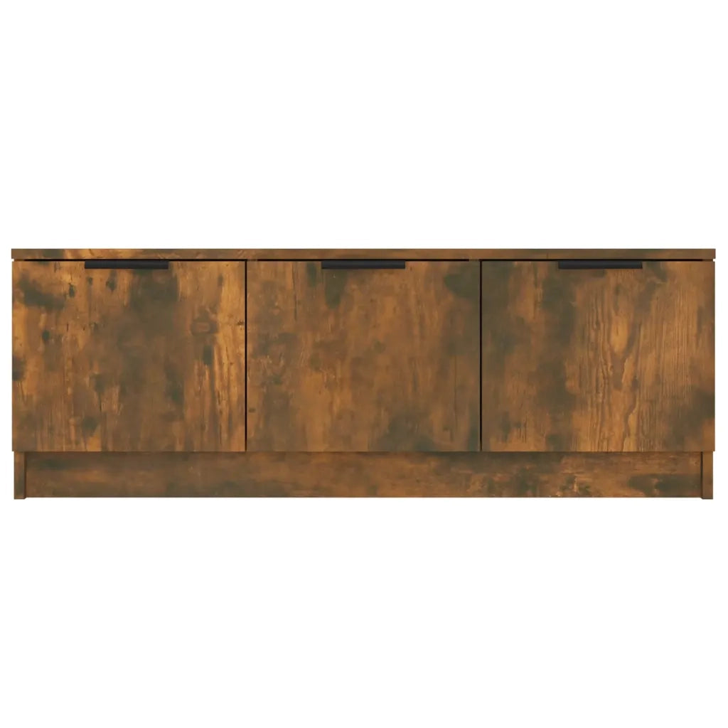 Mobile TV Rovere Fumo 102x35x36,5 cm in Legno Multistrato 817081