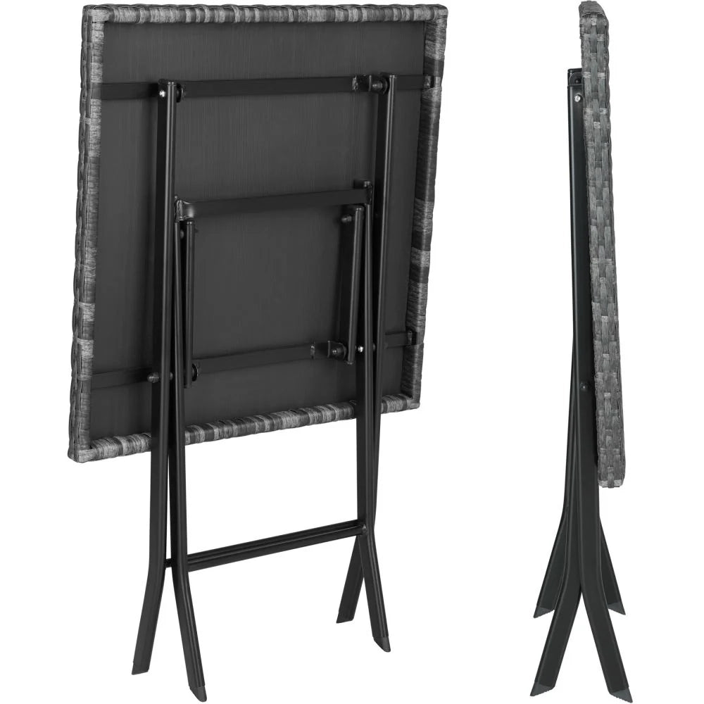 Set di mobili da giardino grigio per 2 persone 2108099