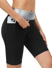 Kit di shapewear per sauna per donne - Pantaloncini per allenamento fitness palestra - Evaporazione efficace