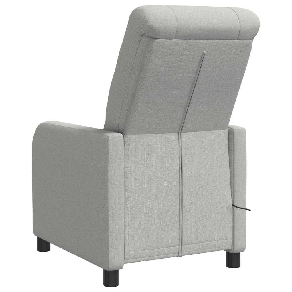 Divano Sedia-Poltrona Massaggiante Grigio Nuvola Tessuto 269612