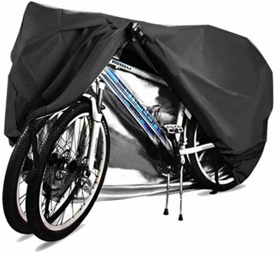 Cesti per bicicletta - Cesti per 1 o 2 biciclette - Cesti per bicicletta acqua-resistenti con protezione UV per esterno - Con foro di chiusura - Protezione contro sole e polvere - Adatto per mountain bike - 200x85x110cm