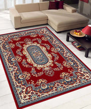 Tappeto ROYAL SHIRAZ 2063 ROSSO cm.280x380 arredo salotto disegno moderno geometrico arredo casa