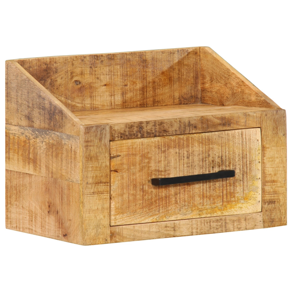 Mobiletto da notte 40x30x30 cm Legno massello di mango rustico