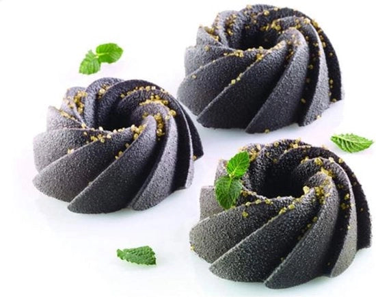 Forme per biscotti a spirale diametro 47 h 20 mm - Accessori professionali per la panetteria natalizia - Forme per singoli biscotti per forno a bagno maria