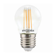 Lampadina LED a Filamento 4.5W 470lm Attacco E27 Dimmerabile V5 Formato Sfera Retrò Trasparente Sylvania