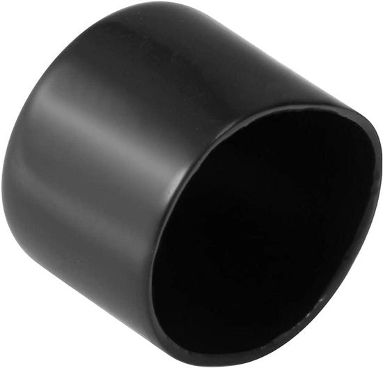 Set di 4 cappucci in gomma 40 mm - Cappuccio in vinile per protezione della vite - Nero