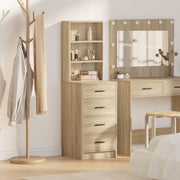 Highboard Rovere Sonoma 40x41x135 cm Legno ingegnerizzato