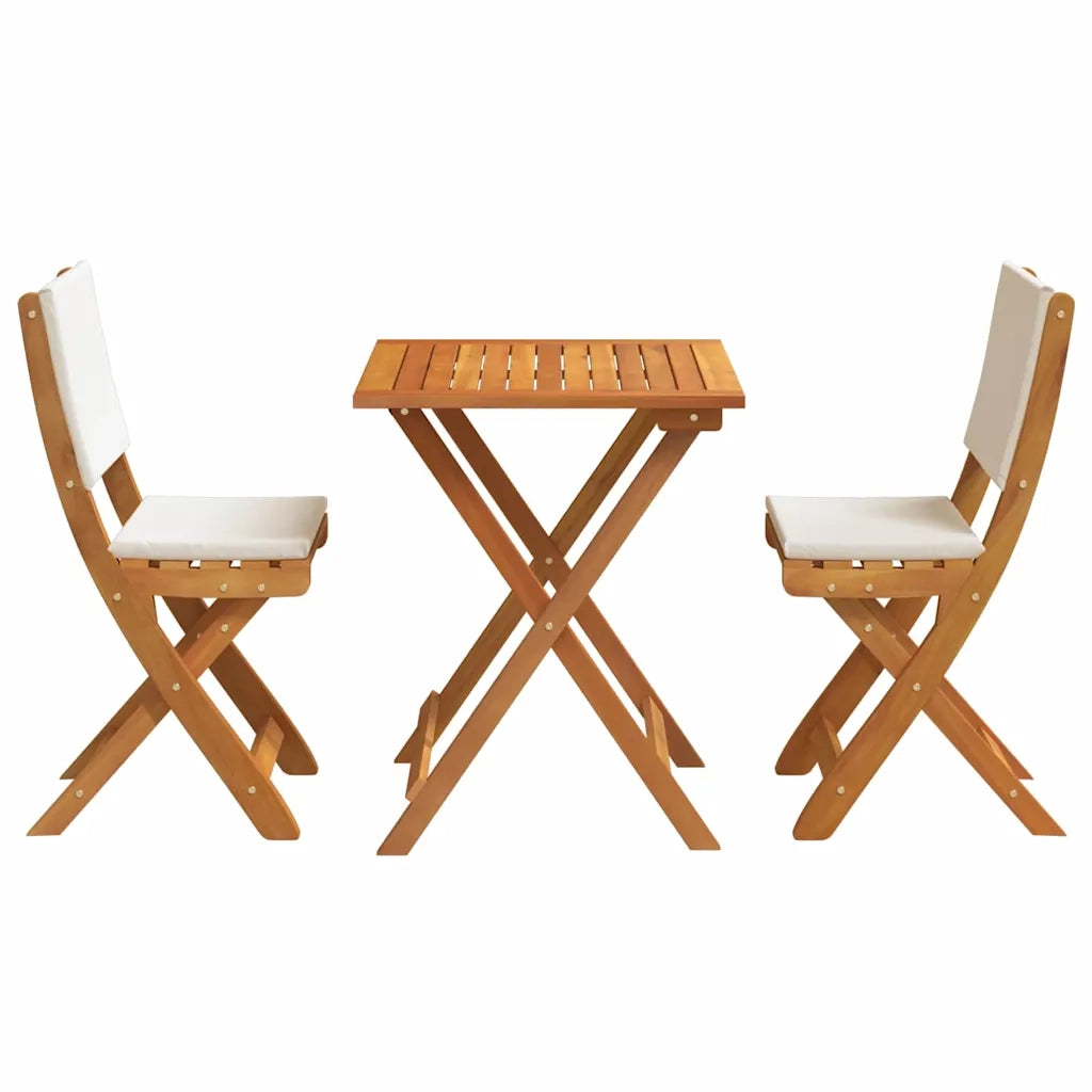 Set bistrot 3 pcs Olio Naturale Legno di Acacia Massello 4105510