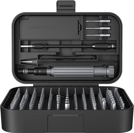 150-in-1 Set di Chiavi a Batteria Portatile con 140 Bit Magnetici per Telefono, Laptop, PC, Orologio e Occhiali