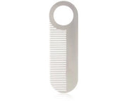 Kam da barba in acciaio inossidabile antistatico 10 cm lungo con setole sottili e flessibili per capelli fini e barba