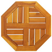 Piano per Tavolo 40x40x2 cm Ottagonale Legno Massello di Acacia