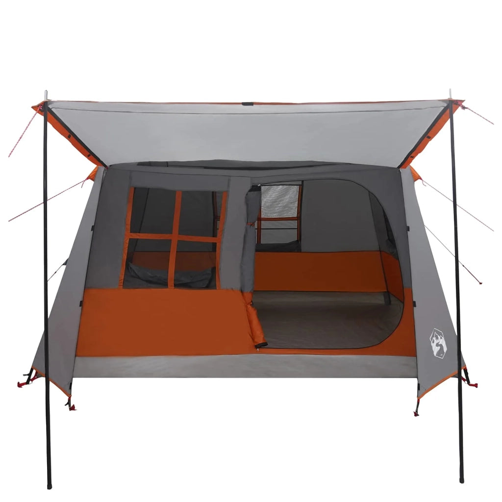 Tenda a tunnel Grigio e arancione 275 x 240 x 200 cm 42017432