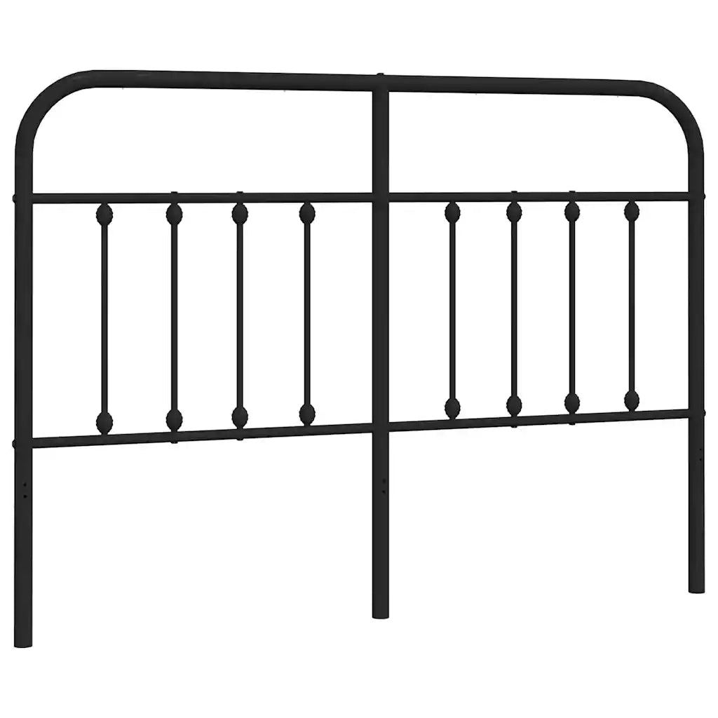 Testiera di Ricambio in Metallo Nero 150 cm 352612