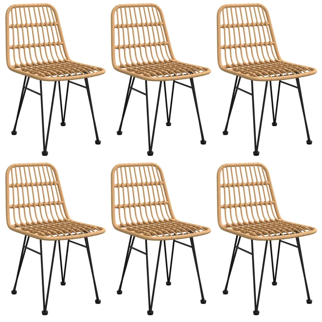 Set da Pranzo da Giardino 7 pz in Polyrattan 3157877