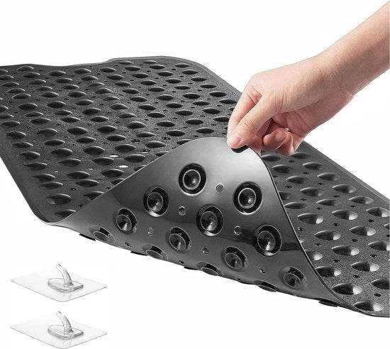 Matrice antiscivolo, 100 x 40 cm, antiscivolo, lavabile in lavatrice, nero