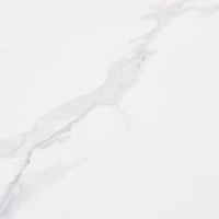 Tavolo allungabile da pranzo con sistema scorrevole e in acciaio al carbonio, 159x74x77 cm, Bianco+Nero