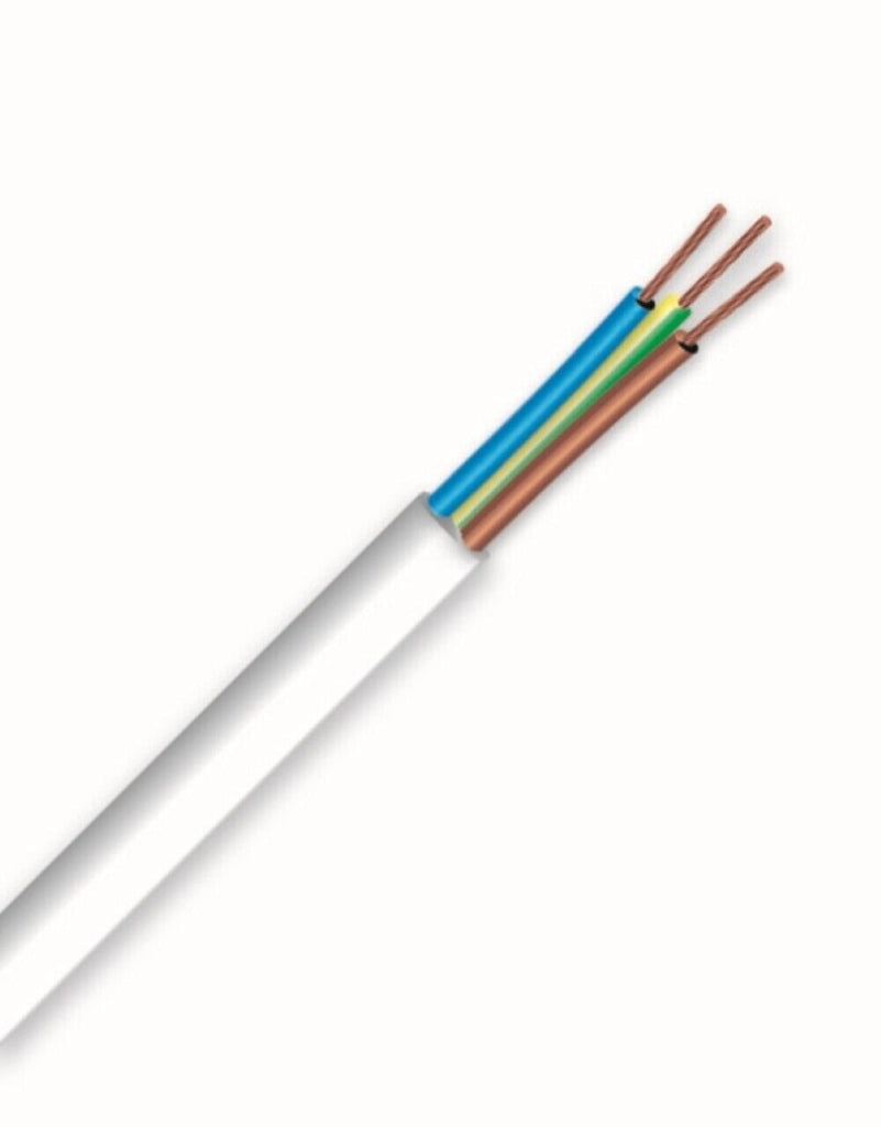 Cavo H05Vv-F 3G2,5 Bianco 10 Metri - Electraline