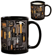 Biberon per utensili 350 ml - Tazza per caffè - Biberon per montaggio - Ceramica - Resistente al calore - Design unico con stampe di utensili