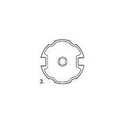 ADATTATORE OGIVA RULLO STELLA BONFANTI GAVIOTA Ø85MM NORTON AUTOMAZIONE GARANZIA