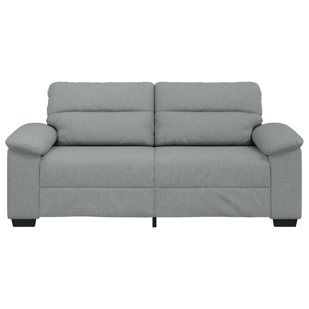 Divano a 2 Posti Grigio Chiaro 180x81x84 cm in Tessuto 4105307