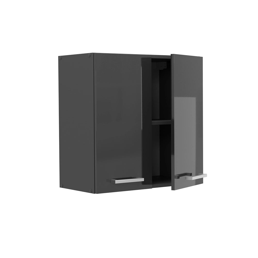 Vicco Pensile da cucina Antracite lucido 60 cm