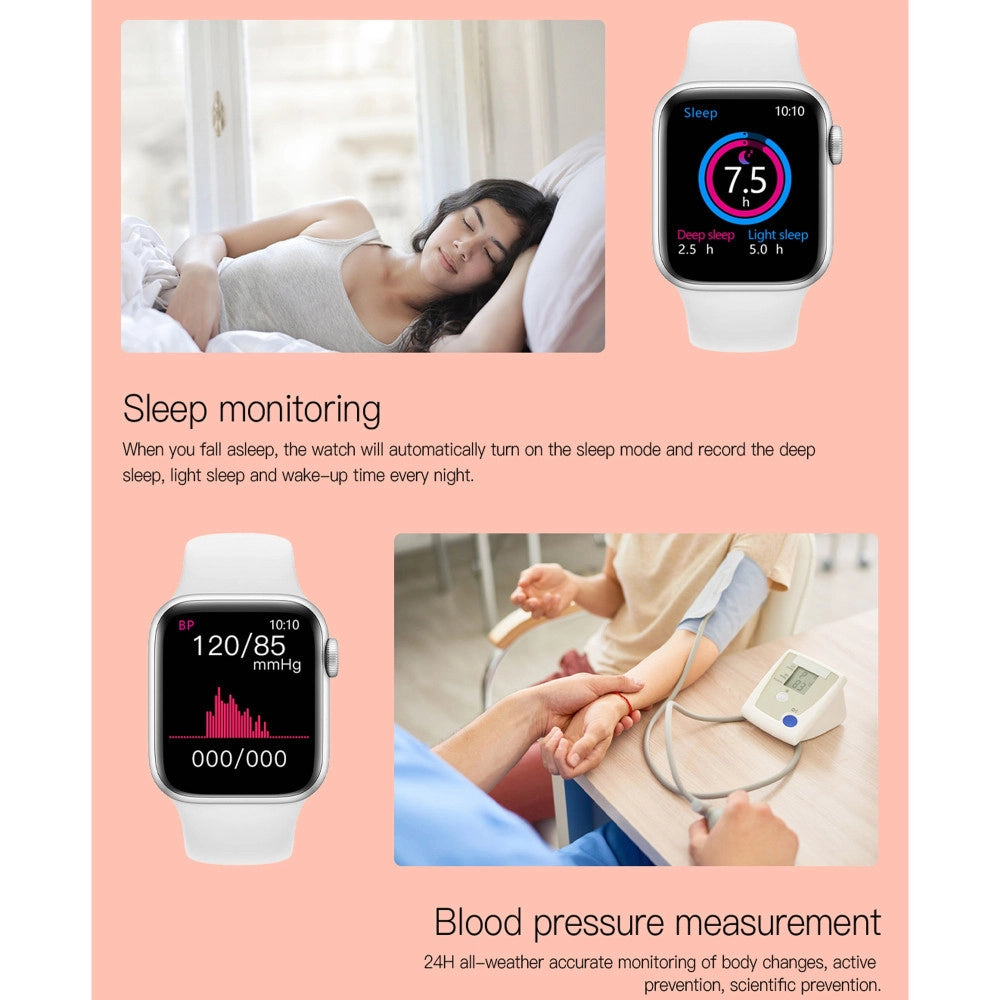 Trade Shop - Smartwatch Serie 8 Sport Fitness Cardio Musica Chiamate Bluetooth Android E Ios -