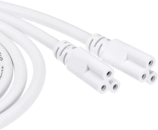 Cavo di collegamento LED a doppio fine per tubi T5 e T8, lunghezza 1 metro.